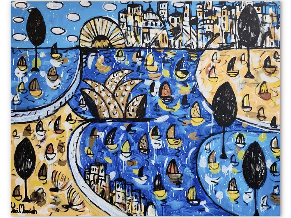 Australian Artists Glorious Harbour - 150x120cm