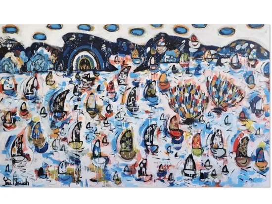 sydney harbour painting - original artwork