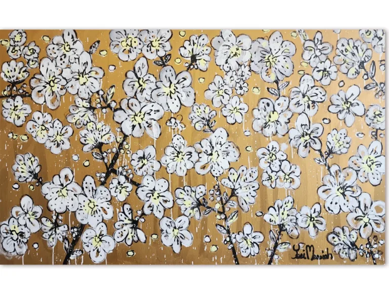 Snowflake Cherry Blossoms - 200x120cm