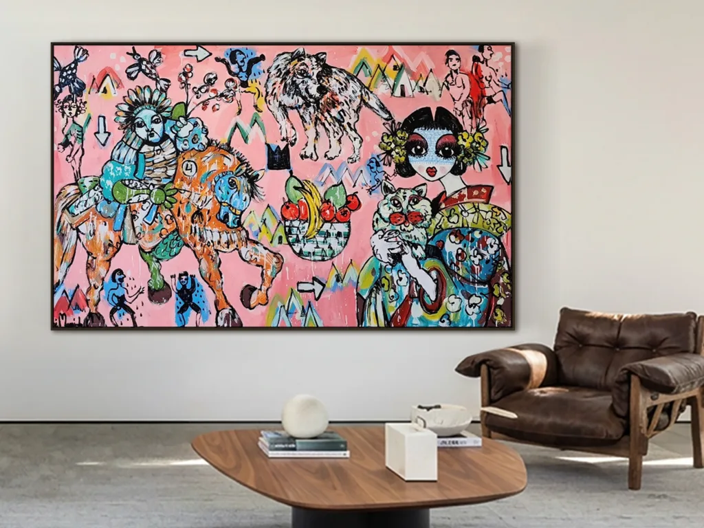 Horse Rider, Fruit Giver - 200x120cm