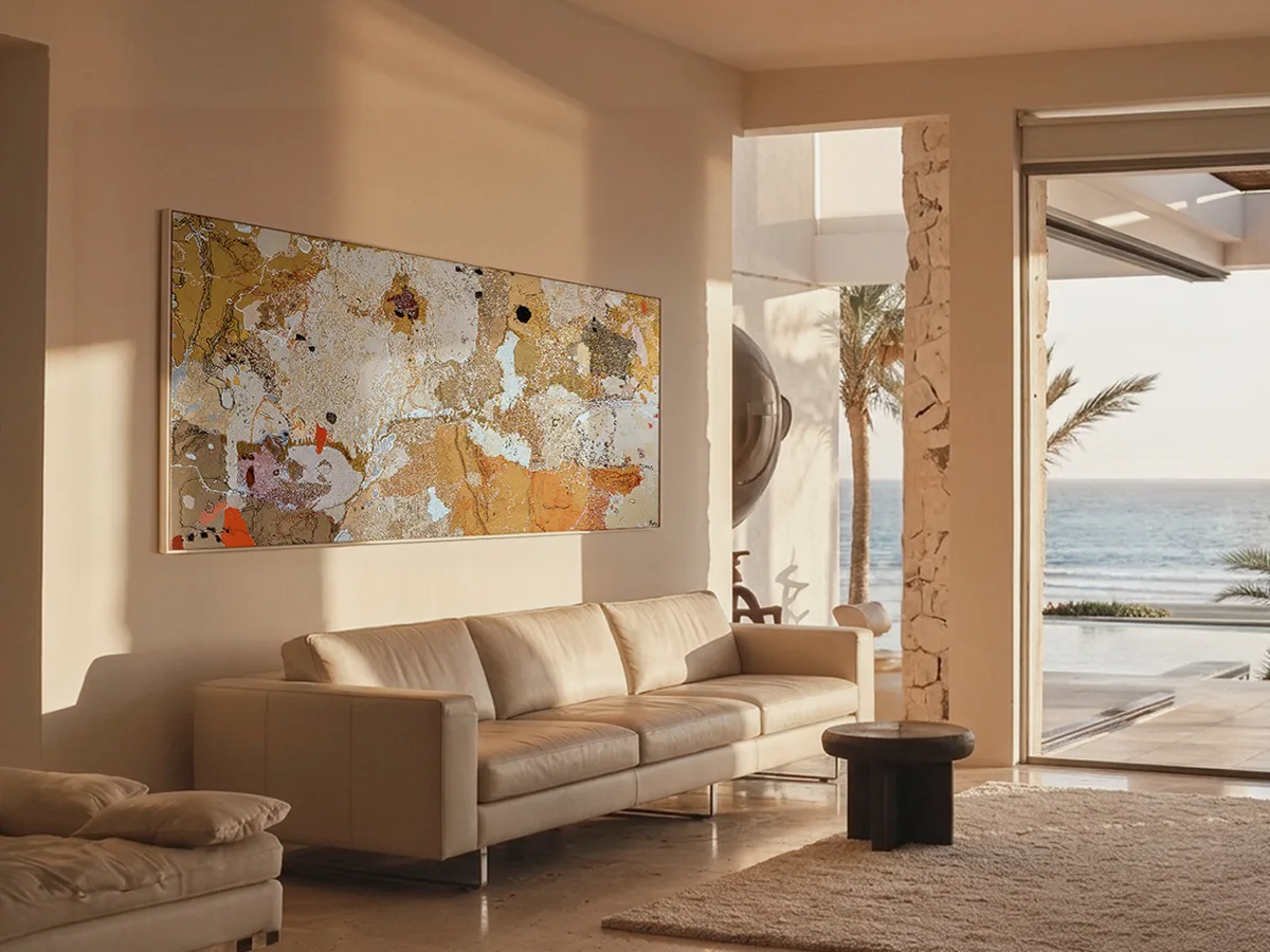 Djarra Country - 200x100cm Abstract painting by Greg Mallyon — original art, SOHO Galleries Sydney