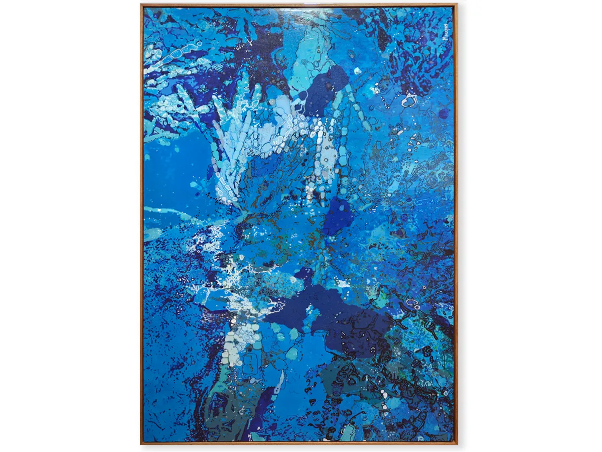 Rockpool - Series 1 - 100x150cm Abstract painting by Greg Mallyon — original art, SOHO Galleries Sydney
