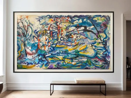 large Abstract painting by Zoe Ellenberg — original art