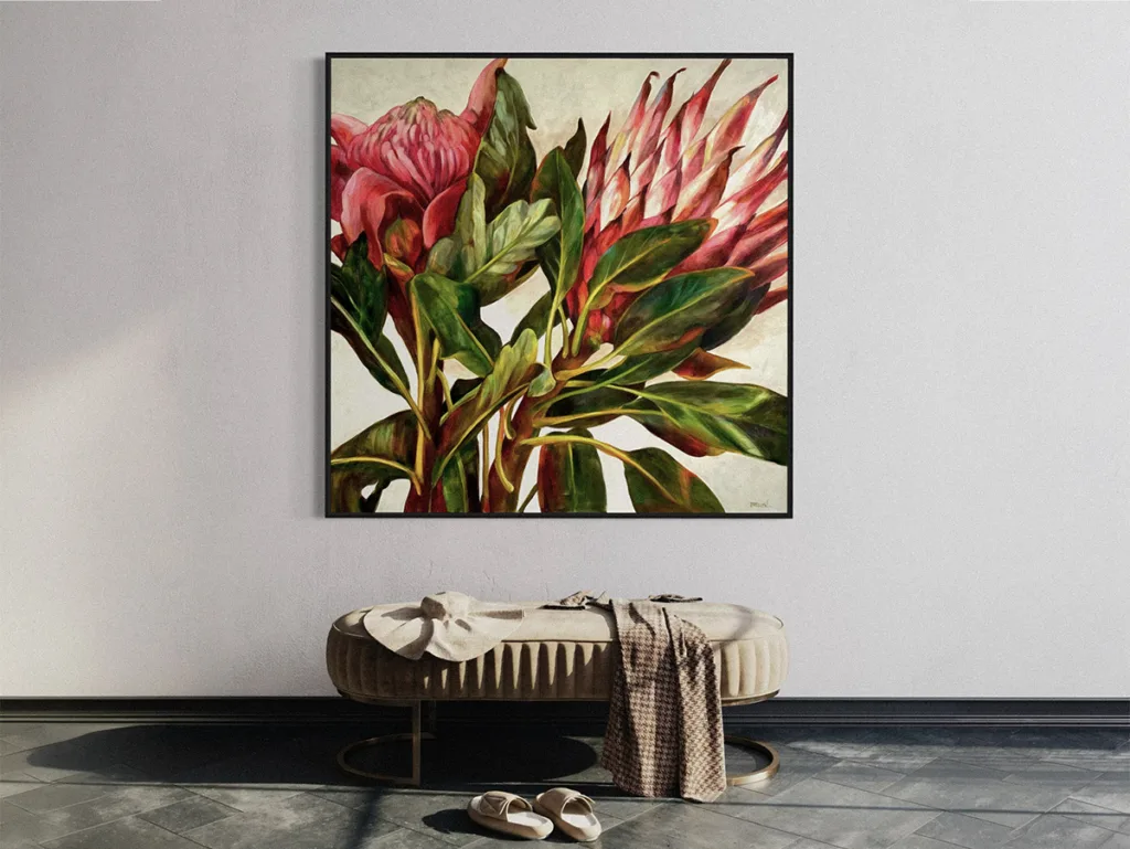 Australian Artists bush Symphony - 120x120cm
