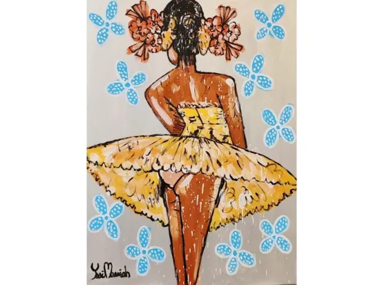 yosi messiah ballerina painting