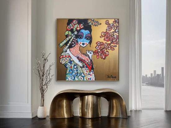 yosi messiah geisha painting