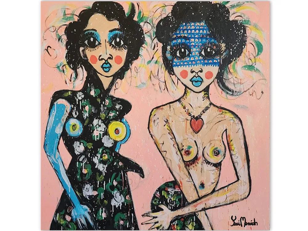 Australian Artists the two of us - 120cm
