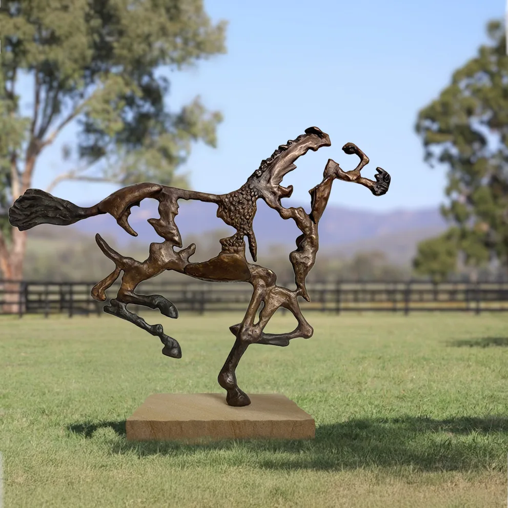 Tosca - life size bronze horse life size horse sculpture - bronze horse sculpturesculpture
