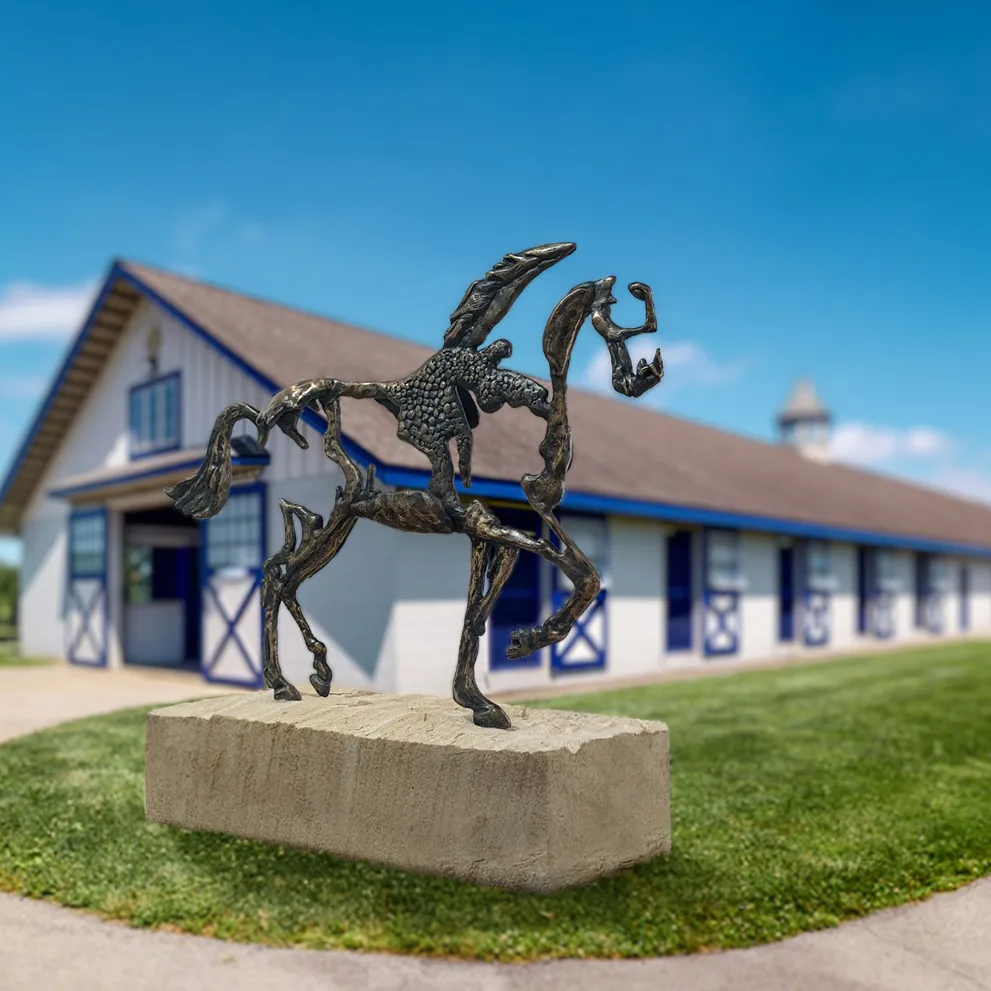 Tosca - life size bronze horse life size horse sculpture - bronze horse sculpturesculpture