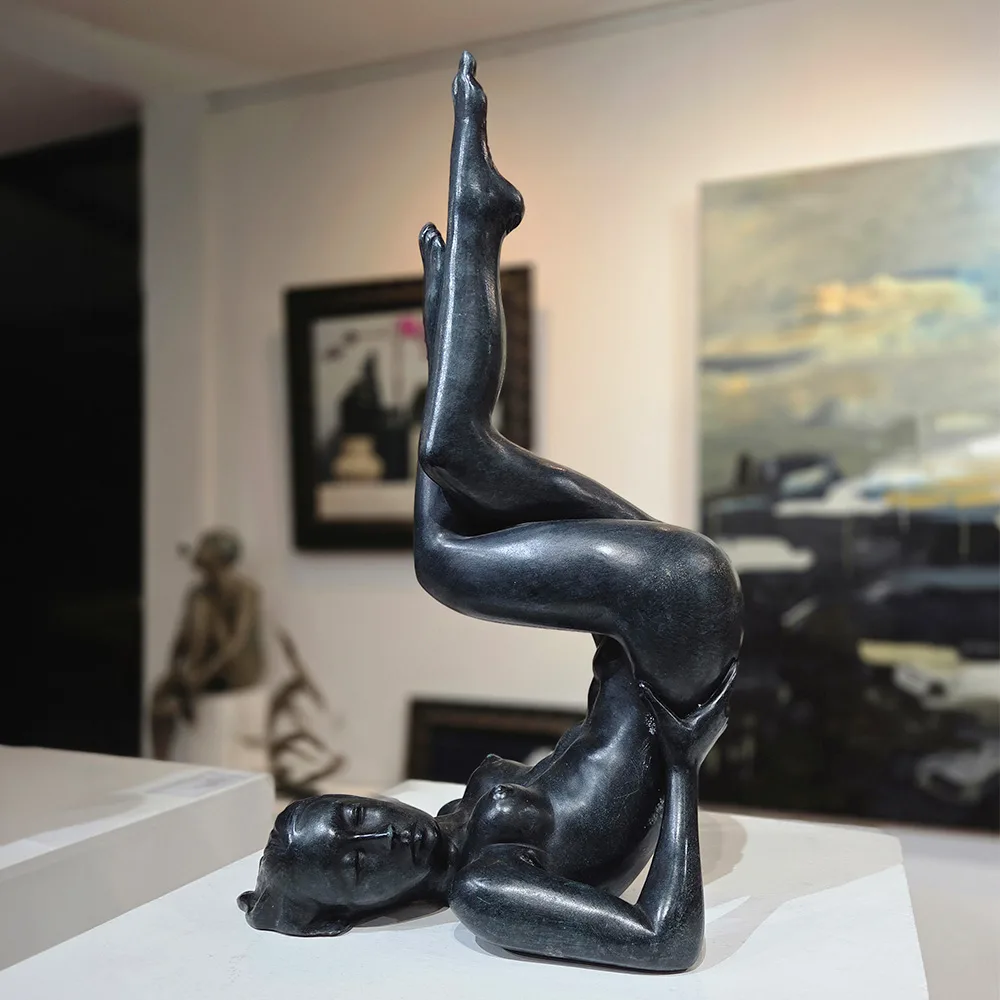 Tahlia by David Mackay Harrison – bronze sculpture, 52x32cm (view 3) – SOHO Galleries Sydney