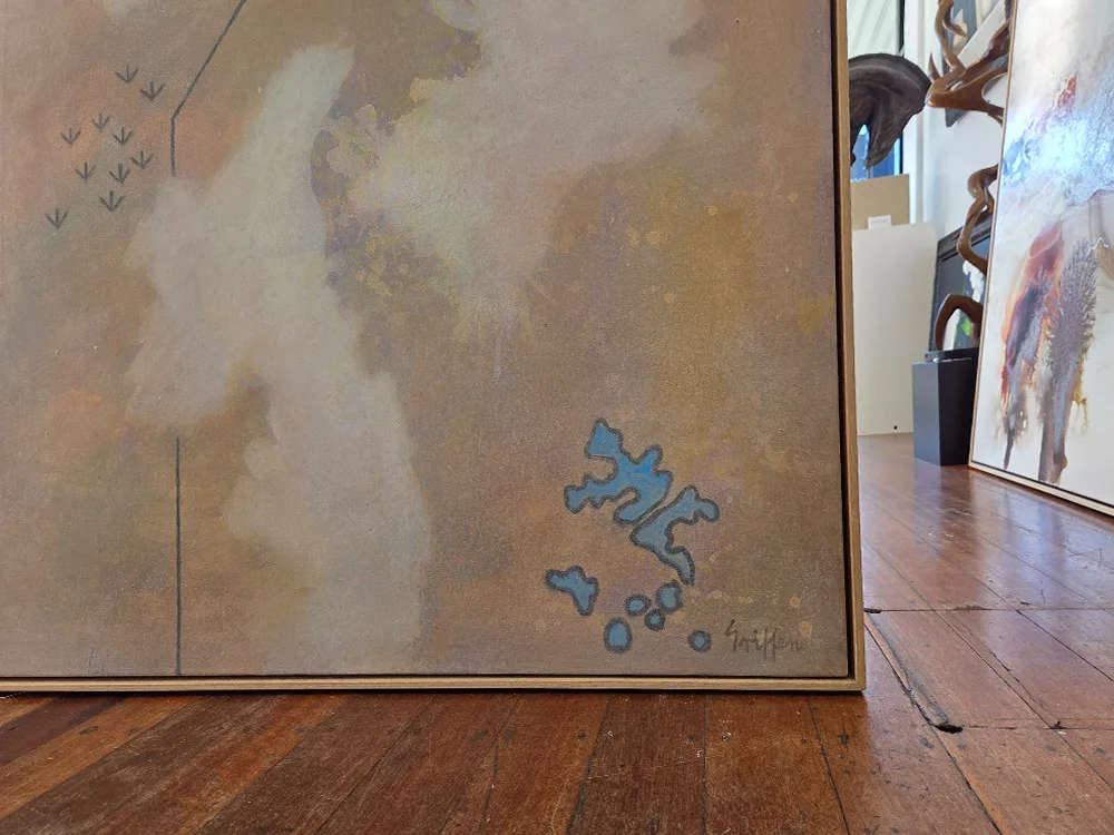 Above the Oodnadatta track - 200x100cm original australian art. peter griffen landscape painting