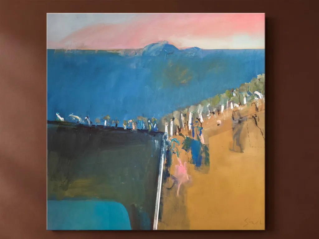 Phil Stallard Orignal Artwork-oil on canvas abstract lounge room art