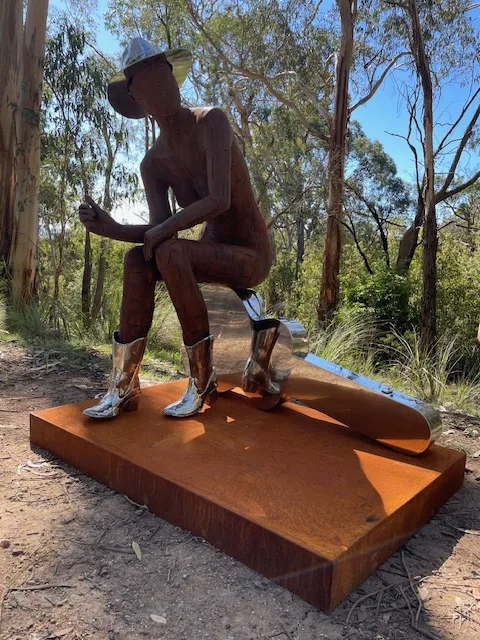 Hitchhikers Guide to Music - Unique figurative sculpture -135cm