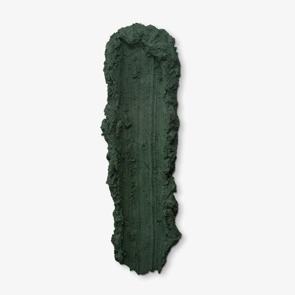 Henryk Lobaczewski Stroke wall sculpture, soft colours (deep green), SOHO Galleries Sydney