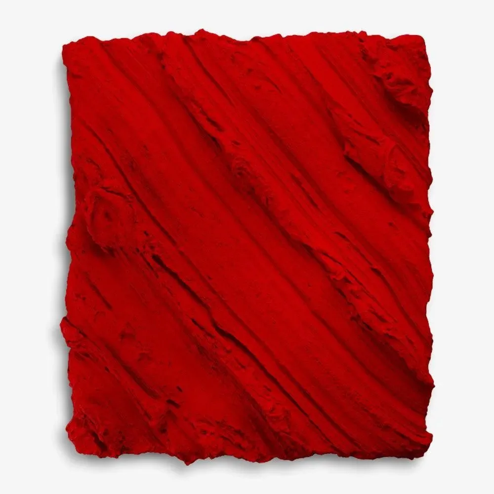 Henryk Lobaczewski Ultra Matte Ode to Yves wall sculpture (red), SOHO Galleries Sydney