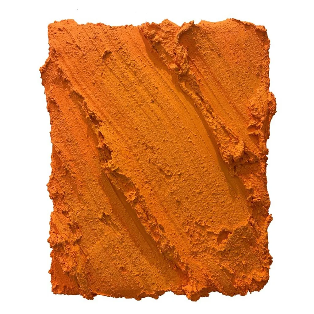 Henryk Lobaczewski Ultra Matte Orange wall sculpture, SOHO Galleries Sydney
