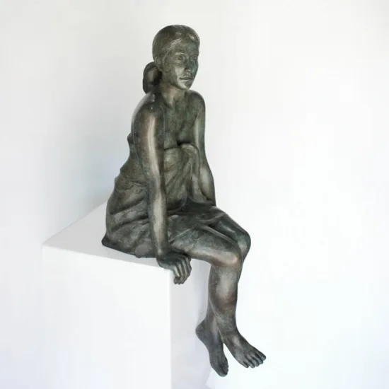 Phillip Piperides Alana bronze sculpture, SOHO Galleries Sydney