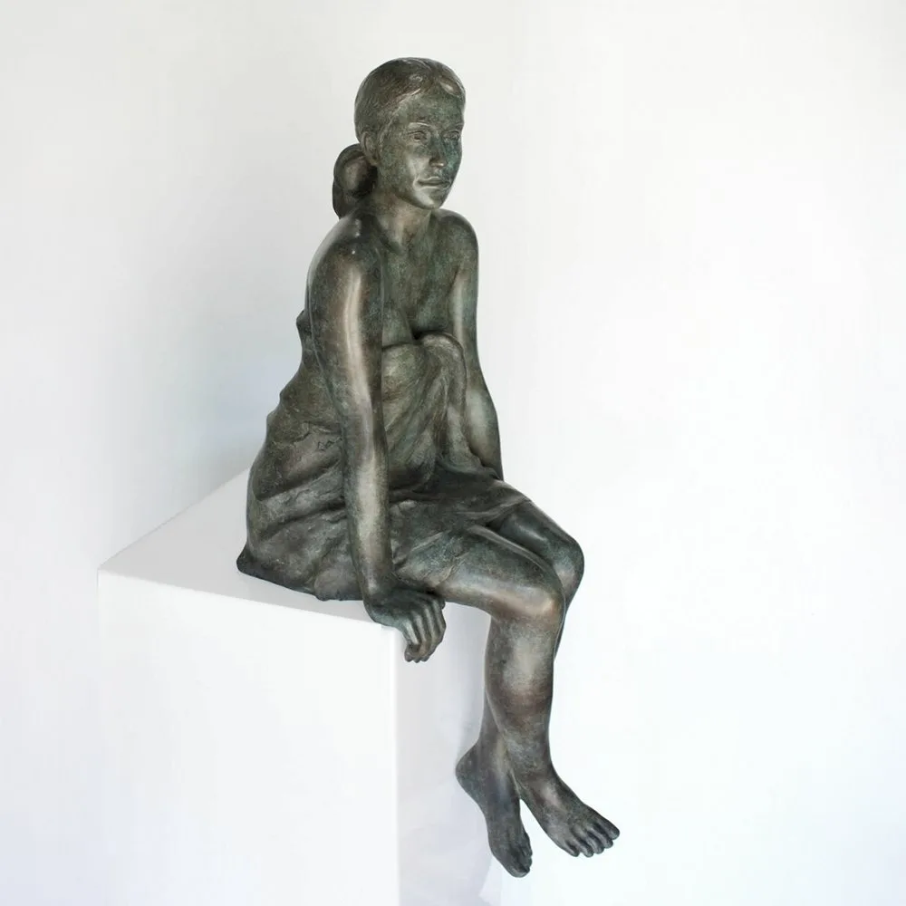 Phillip Piperides Alana bronze sculpture, SOHO Galleries Sydney