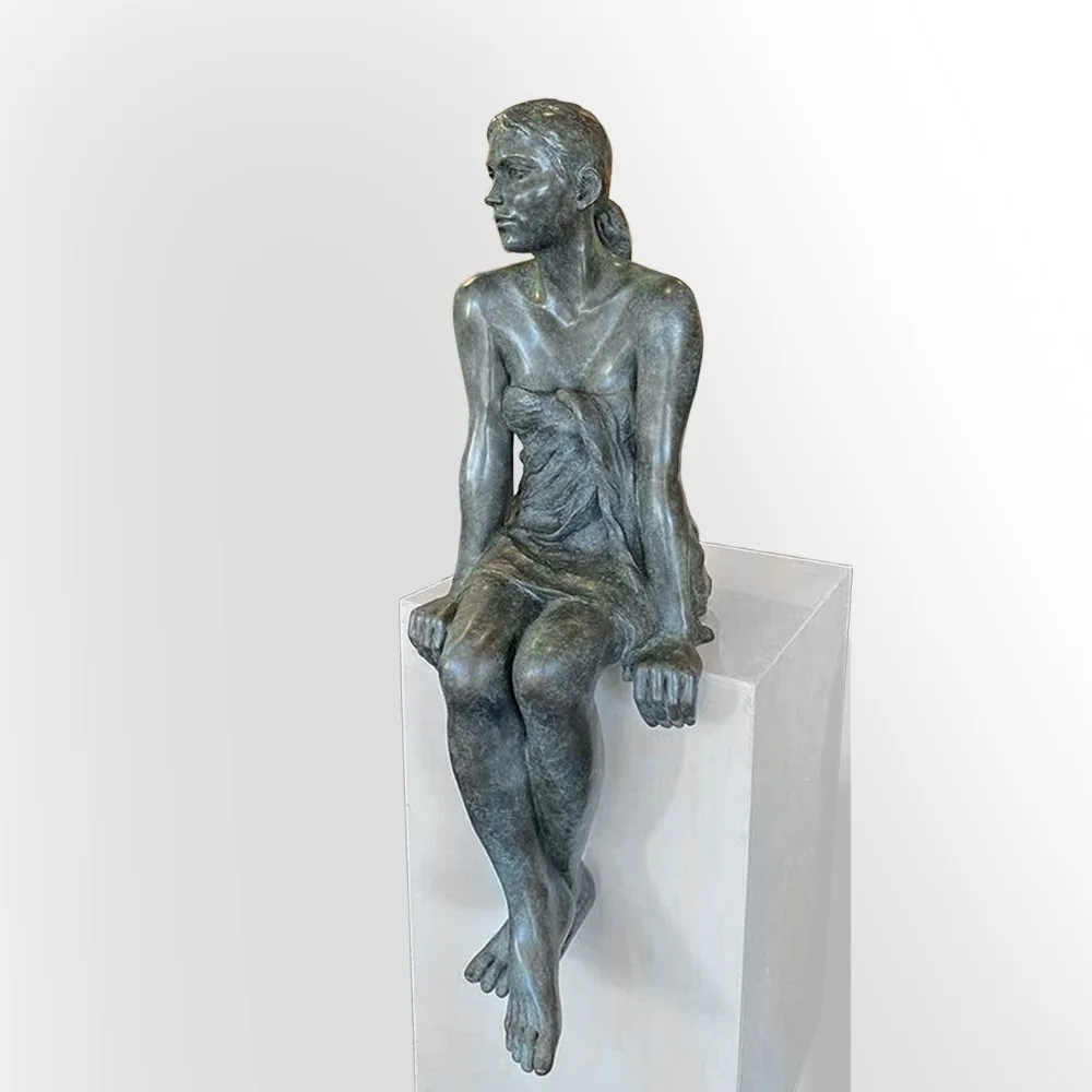 Phillip Piperides Alana bronze sculpture (view 2), SOHO Galleries Sydney