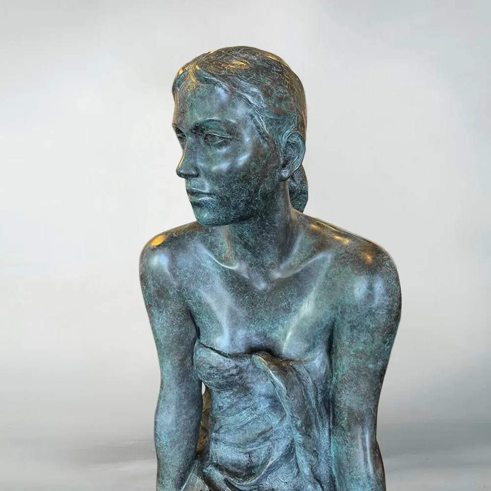 Phillip Piperides Alana bronze sculpture (view 4), SOHO Galleries Sydney