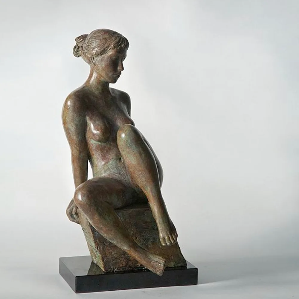 Phillip Piperides Awakening Nude bronze sculpture, SOHO Galleries Sydney