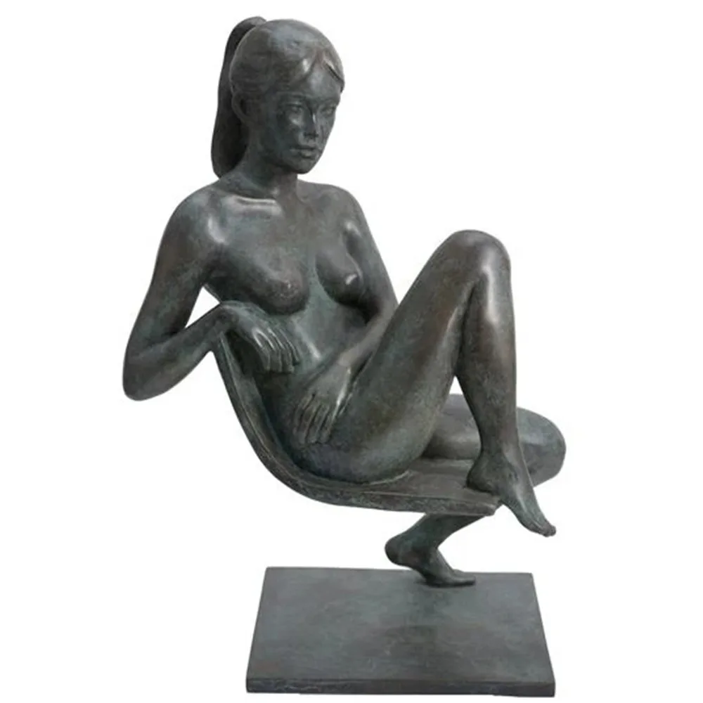 Phillip Piperides Minami bronze sculpture (view 2), SOHO Galleries Sydney