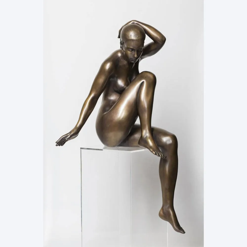 Phillip Piperides Reflections, Bather bronze sculpture, SOHO Galleries Sydney