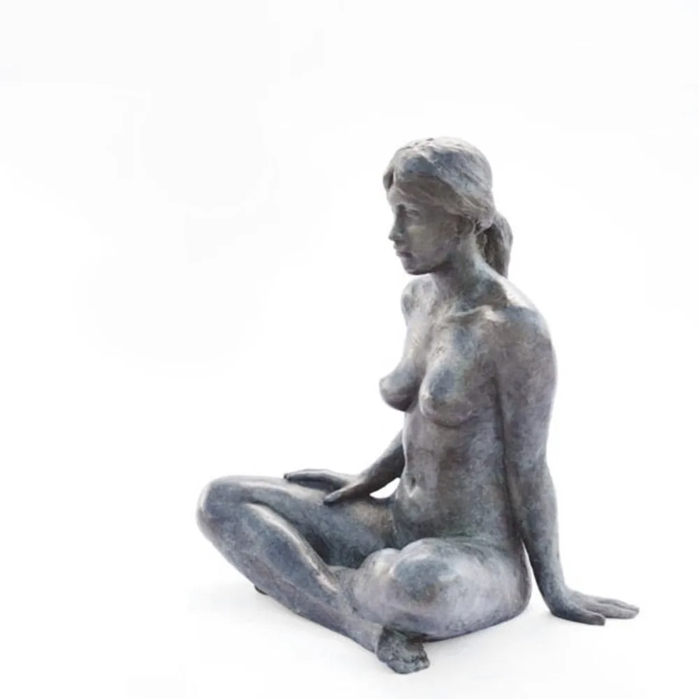 Phillip Piperides Resting Nude bronze sculpture (view 2), SOHO Galleries Sydney