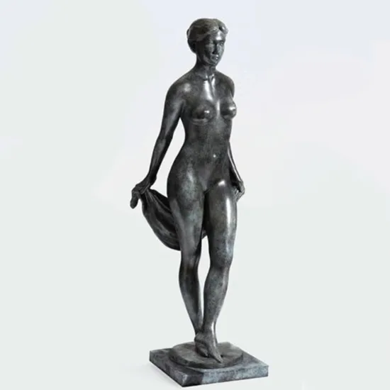 Phillip Piperides Stepping Bather bronze sculpture (171cm), SOHO Galleries Sydney