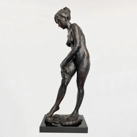 Phillip Piperides Stepping Bather 2 bronze sculpture, SOHO Galleries Sydney