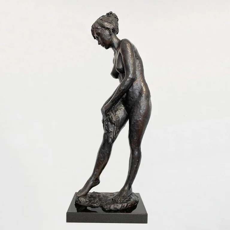 Australian Art & Sculpture | Soho Galleries Stepping Bather 2 - 62x24x15cm