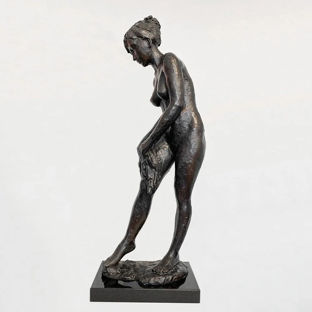 Phillip Piperides Stepping Bather 2 bronze sculpture, SOHO Galleries Sydney