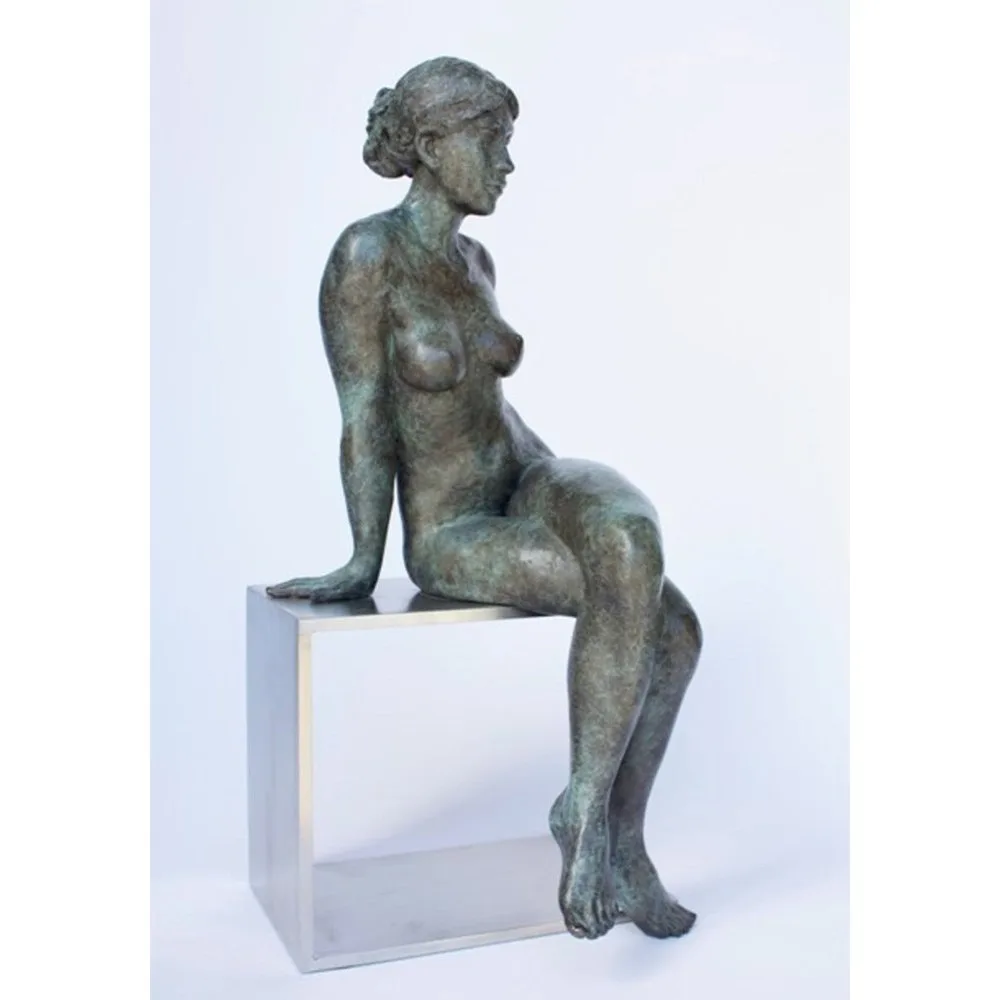 Phillip Piperides The Viewer bronze sculpture, SOHO Galleries Sydney